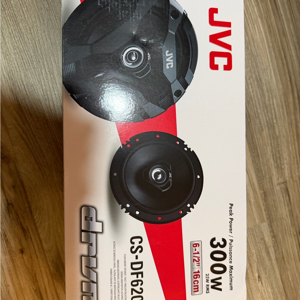 JVC Black Car Audio Speaker System